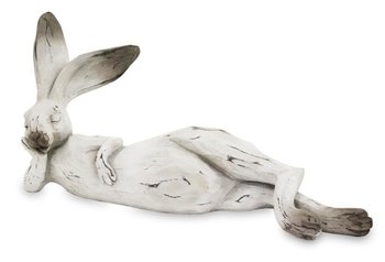 ART-POL, Figurka królik, biały, 20x46x14,5 cm - ART-POL