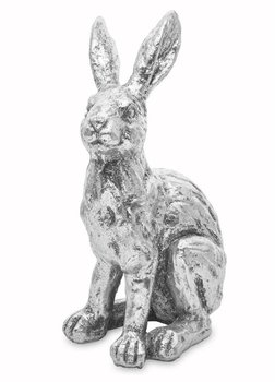 ART-POL, Figurka królik, srebrna, 27,5x11x14 cm - ART-POL