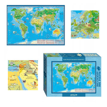 ArtGlob, puzzle, Świat Młodego Odkrywcy, 200 el. - Artglob