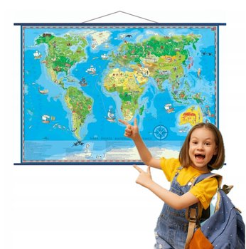 ArtGlob, Świat Młodego Odkrywcy S mapa ścienna dla dzieci ArtGlob - Artglob