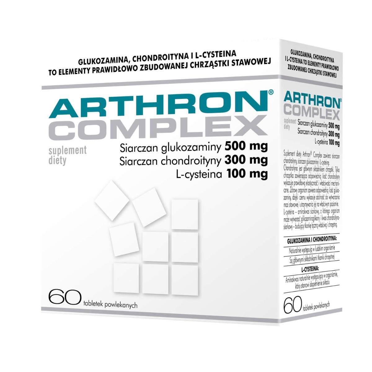 Фото - Вітаміни й мінерали Arthron Complex, suplement diety, 60 tabletek