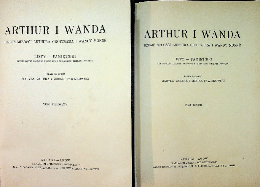 Arthur i Wanda, Tom 1 i 2 1928 r. - Wolska Maryla | Książka w Empik