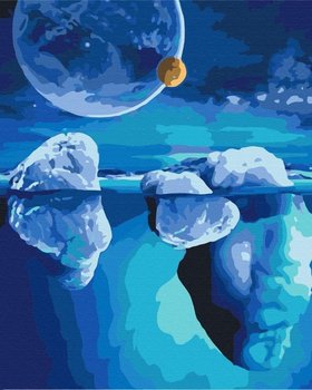 Artnapi 40x50cm Malowanie Po Numerach - Kosmos lodowców - Bez Ramy - artnapi