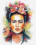 Artnapi 40x50cm Obraz Do Malowania Po Numerach Na Drewnianej Ramie - Frida Kahlo - decoupage - artnapi