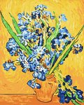 Artnapi 40x50cm Obraz Do Malowania Po Numerach Na Drewnianej Ramie - Vincent van Gogh, Irysy - artnapi