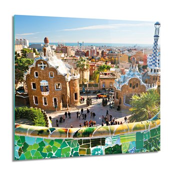 ArtprintCave, Barcelona miasto Obraz szklany na ścianę, 60x60 cm - ArtPrintCave