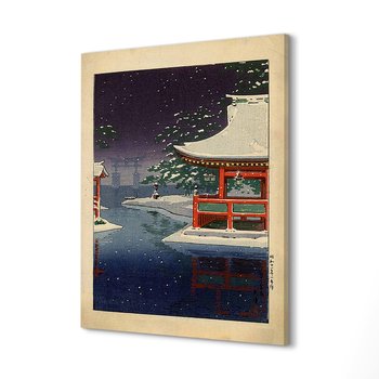 ArtprintCave, Canvas ścienny 40x60 cm Miyajima opady śniegu Ukiyo-e, - ArtPrintCave