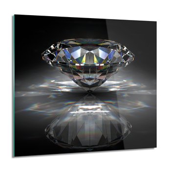 ArtprintCave, Diament brylant cień Obraz na szkle, 60x60 cm - ArtPrintCave