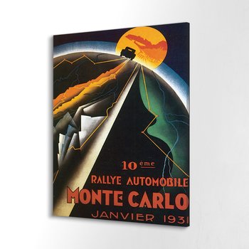 ArtprintCave, Druk na płótnie 40x60 cm Vintage plakat Monte Carlo, - ArtPrintCave