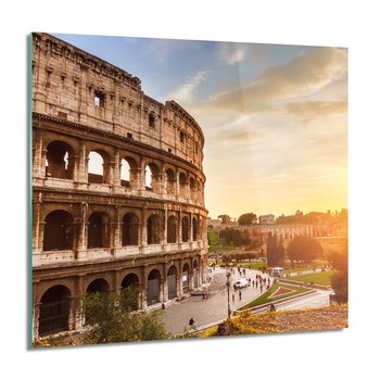 ArtprintCave, Koloseum słońce do sypialni foto szklane, 60x60 cm - ArtPrintCave