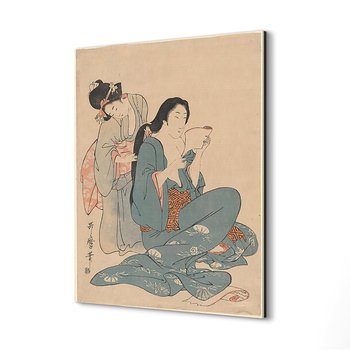 ArtPrintCave, Obraz canvas, 40x60 cm Czesanie włosów służka Japonia - ArtPrintCave
