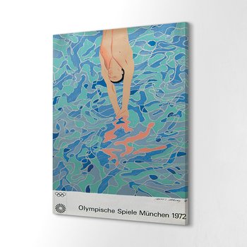 ArtprintCave, obraz na płótnie Pływak Igrzyska Monachium, 40x60 cm - ArtPrintCave