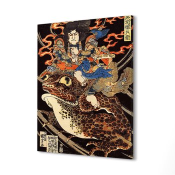 ArtprintCave, obraz na płótnie Ukiyo-e mężczyzna ropucha, 60x80 cm - ArtPrintCave