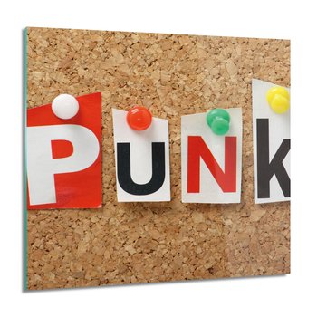 ArtprintCave, Obraz na szkle, Punk tablica korkowa, 60x60 cm - ArtPrintCave