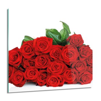 ArtprintCave, Obraz na szkle, Róże bukiet grafika, 60x60 cm - ArtPrintCave