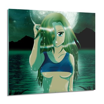 ArtprintCave, Obraz na szkle, Rysunek woda noc, 60x60 cm - ArtPrintCave