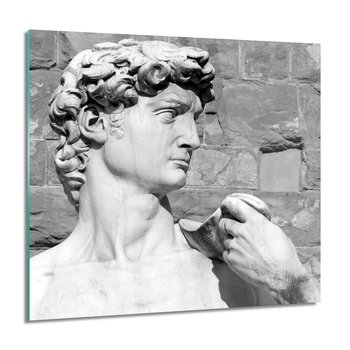 ArtprintCave, Obraz na szkle, Rzeźba głowa Dawid, 60x60 cm - ArtPrintCave