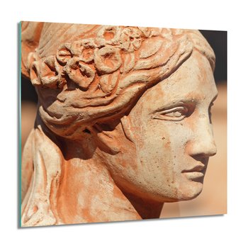 ArtprintCave, Obraz na szkle, Rzeźba głowa kamień, 60x60 cm - ArtPrintCave