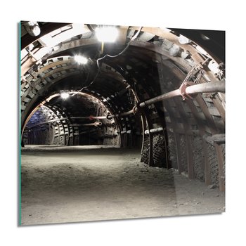 ArtprintCave, Obraz na szkle, Tunel kopalnia, grafika, 60x60 cm - ArtPrintCave