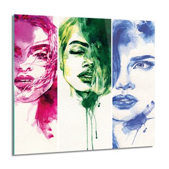 ArtprintCave, Obraz na szkle, Twarze kobiet obraz, 60x60 cm - ArtPrintCave