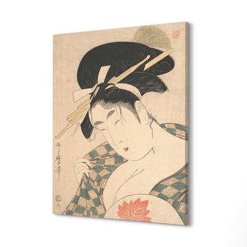 ArtprintCave, Wydruk na płótnie, Kobieta kurtyzana Japonia, 60x80 cm - ArtPrintCave