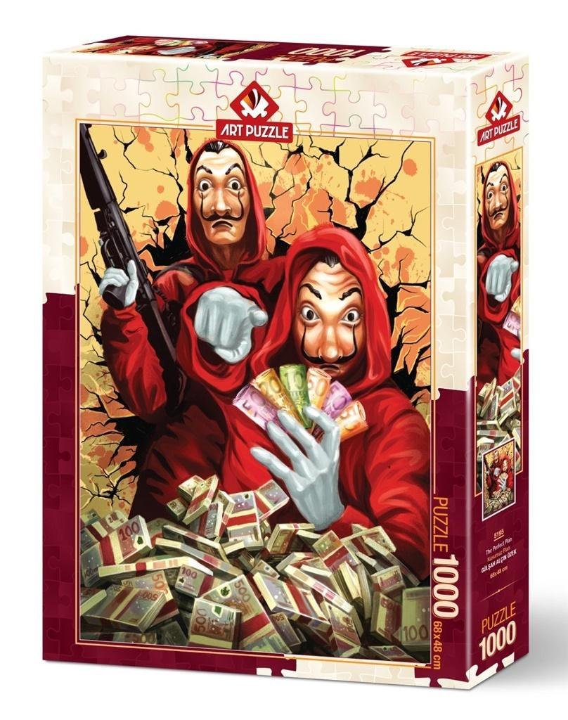 Puzzle obraz Dom z papieru 98x33 la casa de papel