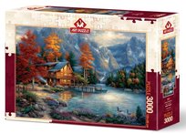 Artpuzzle, puzzle, Jesienna refleksja, 3000 el. Artpuzzle