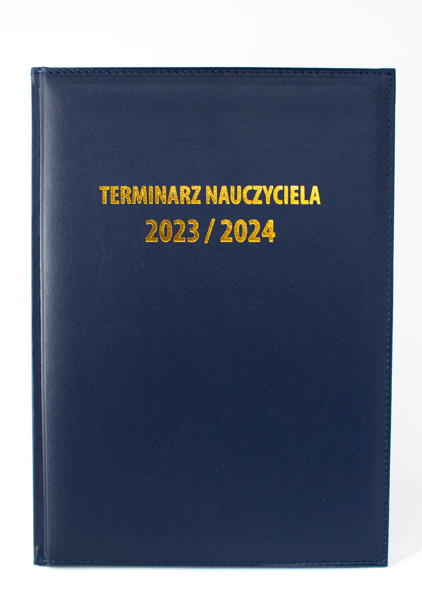 Artsezon, Terminarz Tygodniowy Nauczyciela A4 Vinyl, Granat, 2023/2024 ...