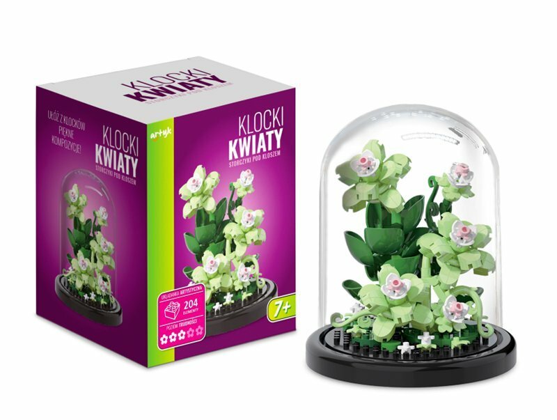 Artyk ARTYK Klocki Storczyki pod Kloszem, 204 elementy 136931