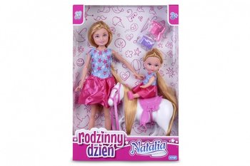 Artyk, lalka Natalia z córeczką i konikiem - Artyk