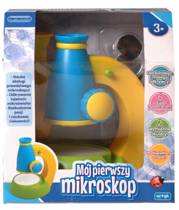 Artyk, mikroskop dla dzieci, owady, E-edu