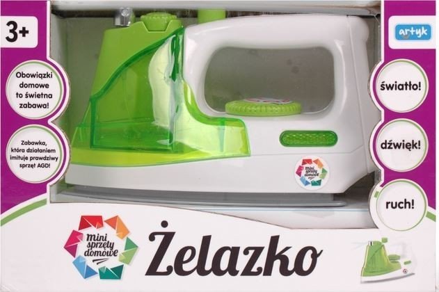 Artyk, żelażko ze światłem i dźwiękiem