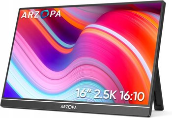 ARZOPA 16"Z1RC Przenośny monitor do laptopa 2560x1600 do Mac PC PS4/5 Xbox - Inny producent