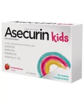 Asecurin Kids Probiotyk 20 Tabletek Do Ssania Aflofarm