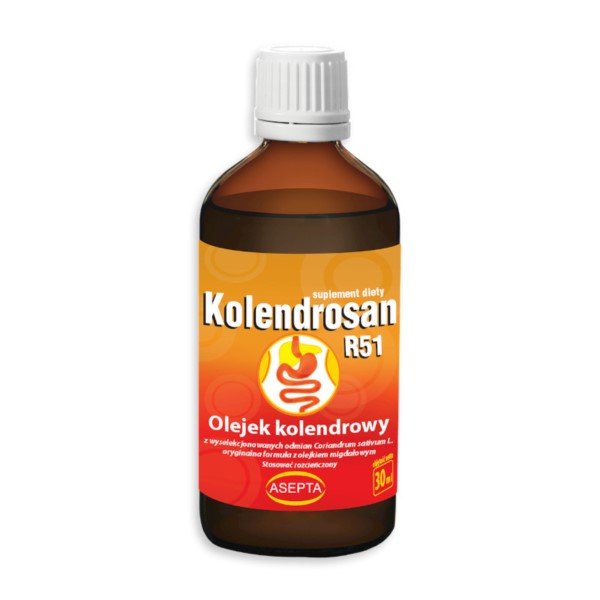 Фото - Вітаміни й мінерали Asepta Kolendrosan Suplementy diety, 30ml olejek kolendrowy