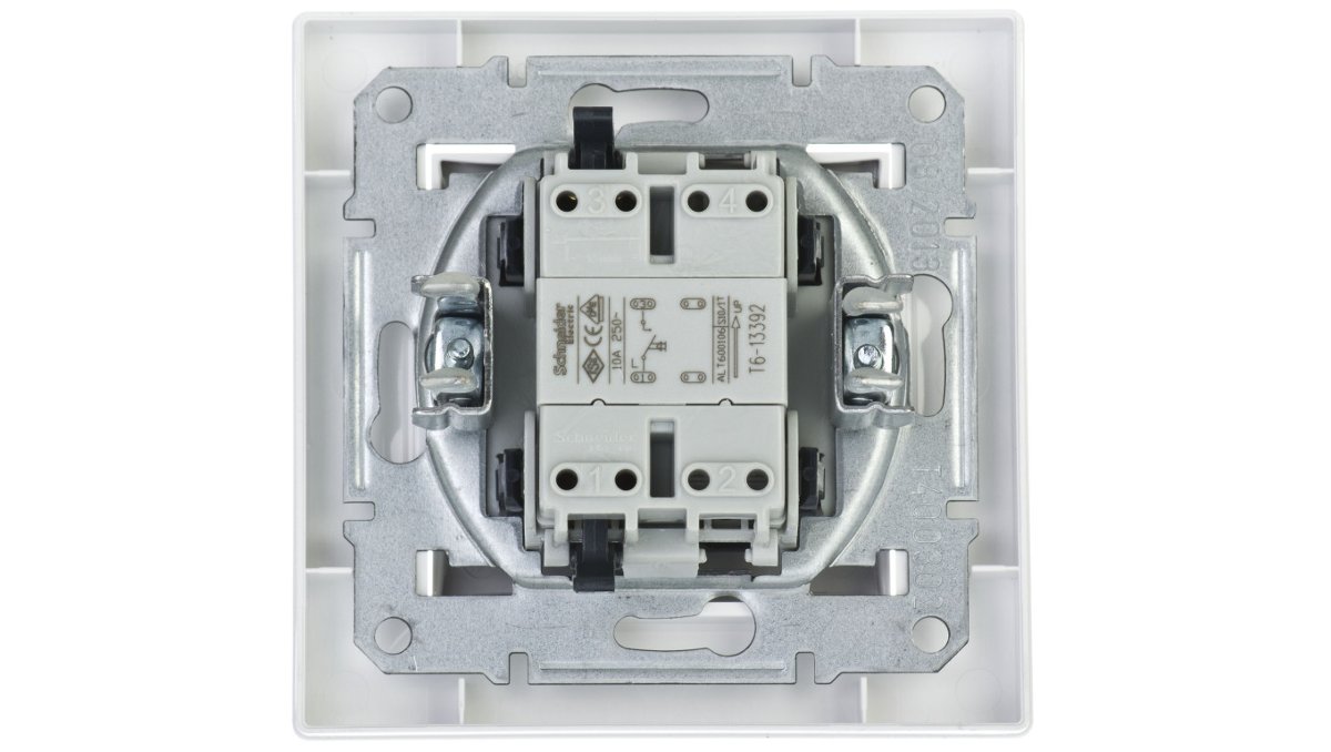 Schneider Electric Push Symbol Bell - Weiße Klingel Für Haus & Gebäude