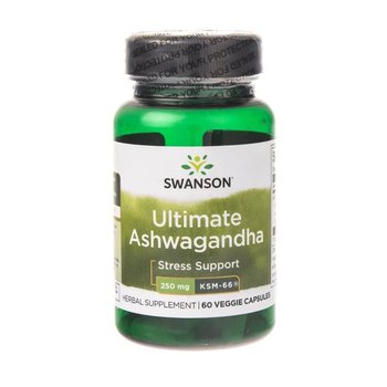 Ashwagandha KSM-66 SWANSON, Suplement diety, 60 kaps. - Swanson