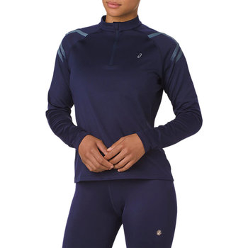 Asics, Bluza damska, Icon Winter LS 1/2 Zip Top W Granatowa (2012A012-400), rozmiar L - Asics
