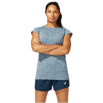 ASICS Race Seamless SS Tee 2012A786-402, damski t-shirt niebieski - Asics