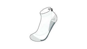 Asics, Skarpetki do biegania, Ultra Comfort Ankle Sock | białe - Rozmiary 47-49 - Asics