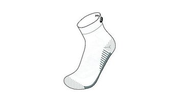 Asics, Skarpetki do biegania, Ultra Comfort Quarter Sock | białe - Rozmiary 43-46 - Asics