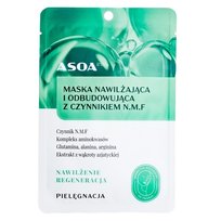 Asoa Maska w płachcie nawilżająca i odbudowująca z czynnikiem N.M.F. 30g Asoa