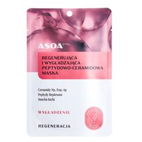 Asoa Maska w płachcie regenerująca i wygładzająca peptydowo-ceramidowa 30g Asoa