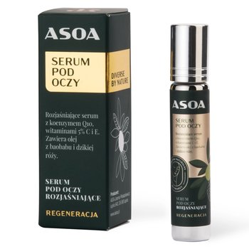 Asoa, Serum pod oczy rozjaśniające roll-on - Asoa