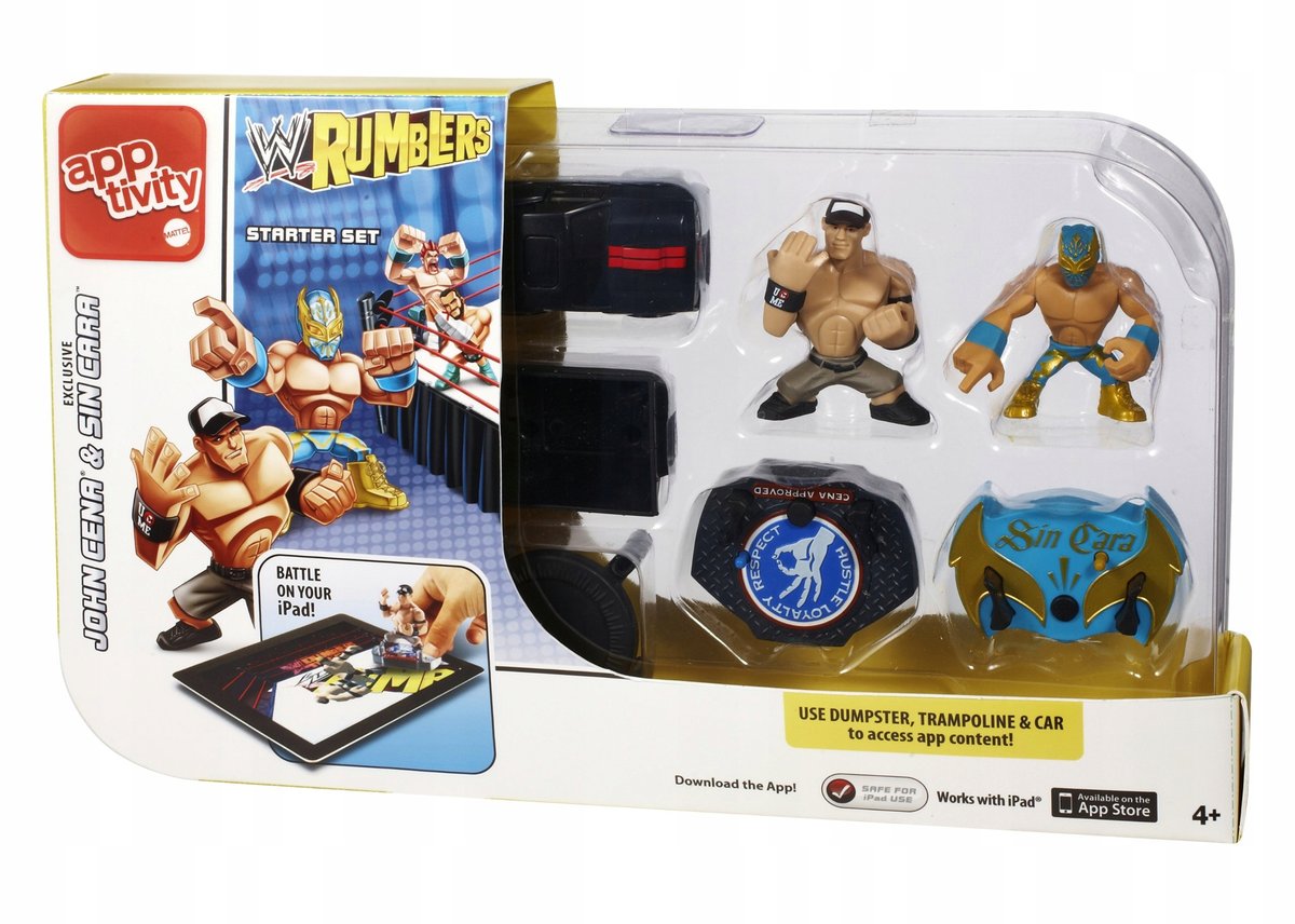 Asortyment WWE MATTEL Rumblers Apptivity Starter Pack - WWE | Sklep ...