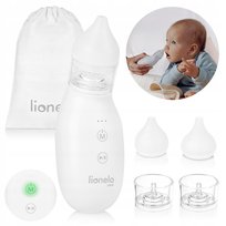 ASPIRATOR DO NOSA ELEKTRYCZNY BEZPRZEWODOWY DWIE KOŃCÓWKI LIONELO BABY AIR
