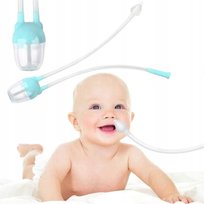 ASPIRATOR DO NOSA NA KATAR DLA DZIECI MANUALNY DO ODCIĄGANIA KATARU + ETUI