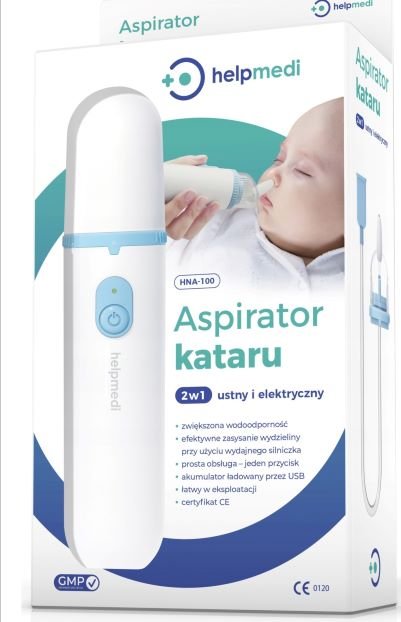 Фото - Дитячий аспіратор (соплевідсмоктувач) Medi aspirator kataru 2w1 HNA-100 Help 