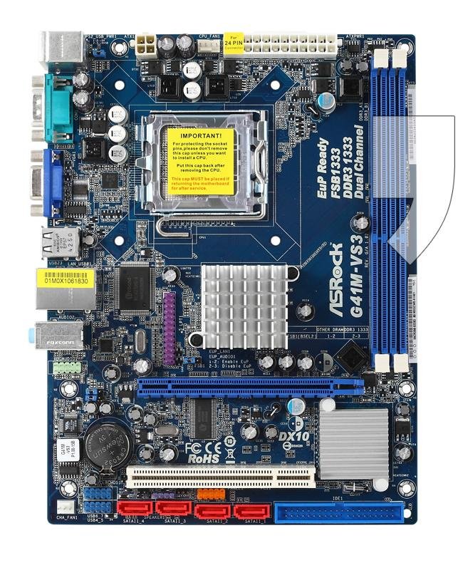 Asrock g41m vs3 схема подключения