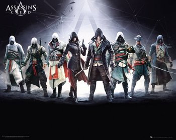 Assassins Creed Characters - plakat 50x40 cm - GBeye